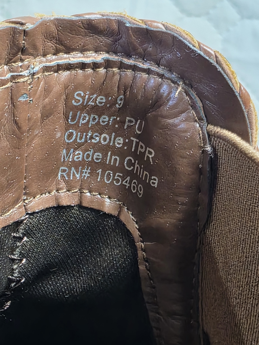 Women's Brown Leather Ankle Booties Sz 9 - Picture 2 of 11